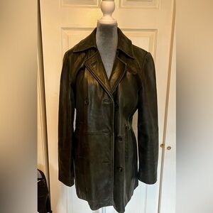 Express Black Leather Jacket